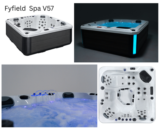 Fyfield Spa V57 - 32 Amp 5 seater 3 seats + 2 loungers