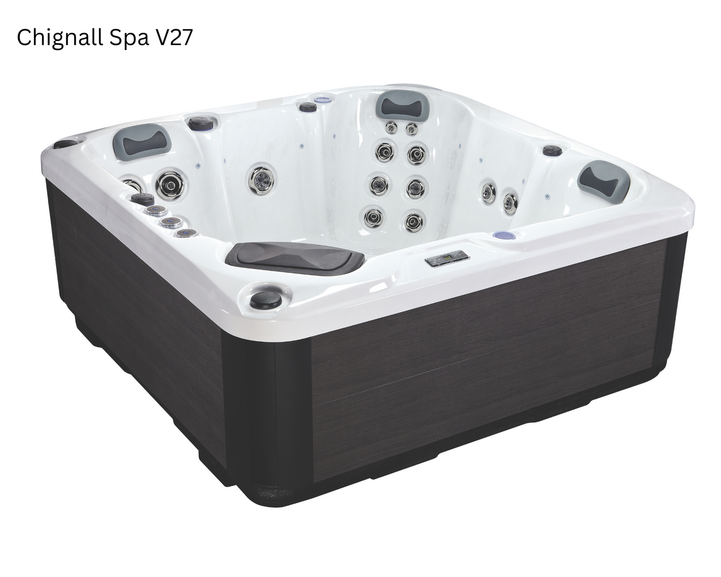 Chignall Spa V27 13 amp 5 person hot tub 3 seats and 2 loungers