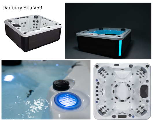 Danbury Spa V59 32amp 7 seater hot tub