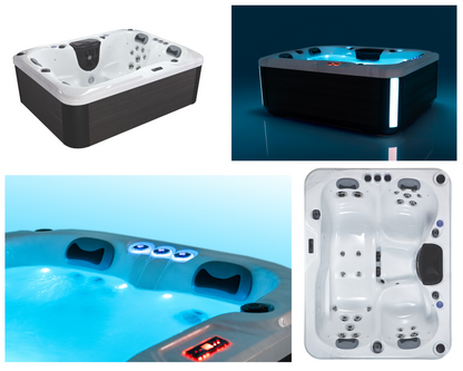 Ashdon Spa V26 13amp 3 person hot tubs 2 seats 1 lounger